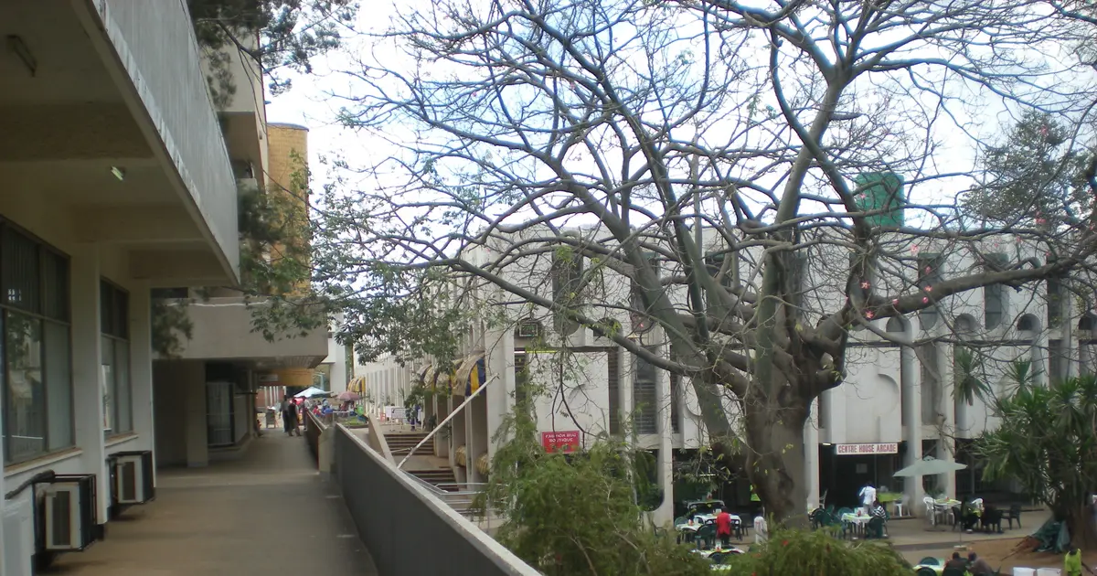 Rencontre au Malawi : la galerie Centre House Arcade dans le centre de Lilongwe